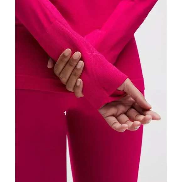 Swiftly Tech Long-Sleeve Shirt 2.0 Hip Length - Passionate - Picture 3 of 4